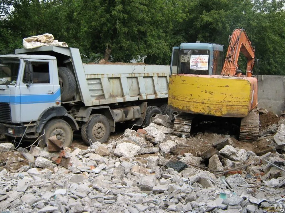 Вывоз бетонного боя и утилизация в Богородицке в октябре