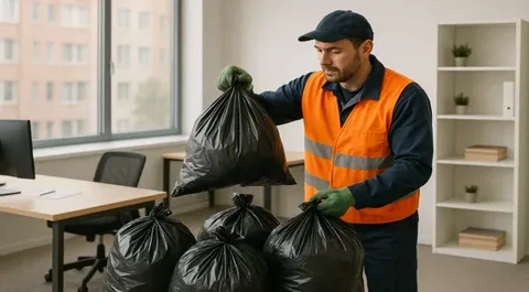 Уборка и вывоз мусора после мероприятий в Богородицке в октябре