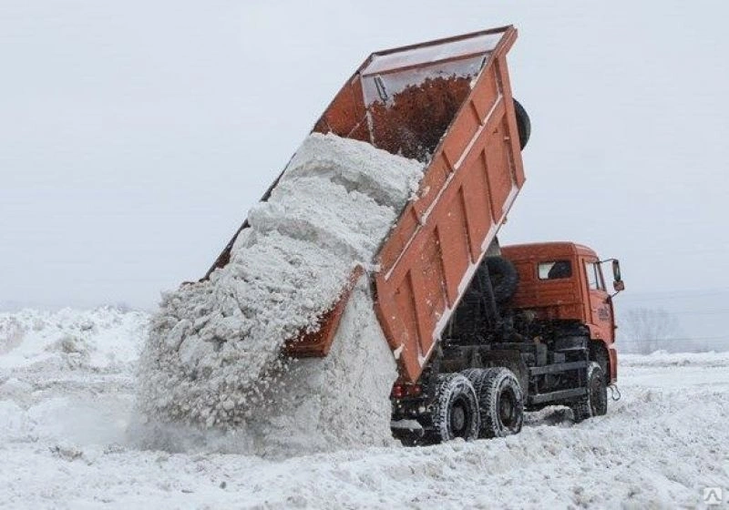 Вывоз снега самосвалами в Богородицке от ПроМусор - КАМАЗ, ЗИЛ, цена от 3206 руб